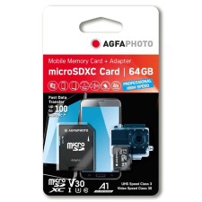 Agfaphoto 10616 memóriakártya 64 GB MicroSDHC UHS-I Class 10 memóriakártya