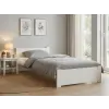  Ágy IKAROS 80 x 200 cm, fehér Ágyrács: Léces ágyrács, Matrac: Deluxe 10 cm matrac