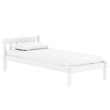  Ágy ráccsal, fehér, fenyőfa, 90x200, MAVIL ágy és ágykellék