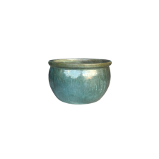  AGYAG KASPÓ ZOMÁNCOZOTT XL-ES 50X30CM,SZÍN:ANTIK MOHA kerti tárolás