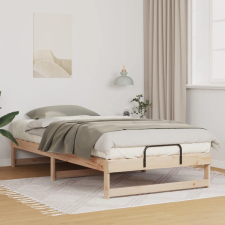  Ágykeret hordozó fogantyúkkal Barna 100 x 200 cm Tömör fenyőfa ágy és ágykellék