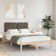  Ágykeret Kárpitozott Fejtámlával Tópszínű 120 x 200 cm ágy és ágykellék