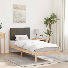  Ágykeret Kárpitozott Fejtámlával Tópszínű 75 x 190 cm ágy és ágykellék