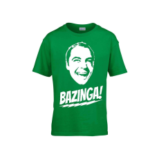  Agymenők Sheldon Bazinga egyedi mintás gyerek póló