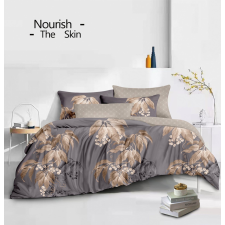  Ágyneműhuzat Ninive Faleveles barna szürke 3 részes lakástextília