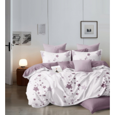  Ágyneműhuzat Star Lila csillag mintás mintás 3 részes lakástextília