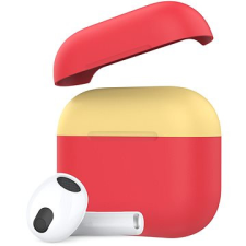 AhaStyle TPU tok AirPods 3 készülékhez, Red-yellow audió kellék