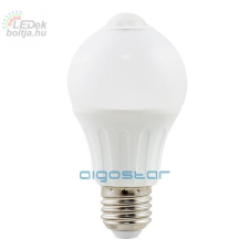 Aigostar LED izzó A60B E27 12W 280° A5S meleg fehér mozgásérzékelős biztonságtechnikai eszköz
