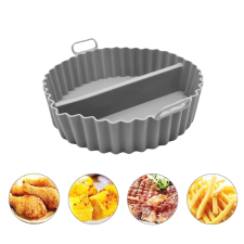  Air Fryer szilikon betét, szilikon sütőkosár – Osztott sütés és főzés