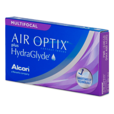 Air Optix Plus HydraGlyde Multifocal (6 db/doboz) kontaktlencse