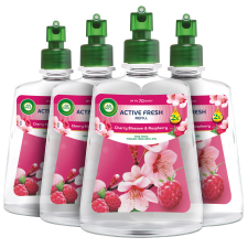 Air Wick Active Fresh Automata Légfrissítő spray utántöltő, Cseresznyevirág és málna (4x228 ml) tisztító- és takarítószer, higiénia