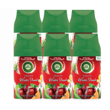 Air Wick Freshmatic Automata légfrissítő spray utántöltő, Gyümölcsös Téli Puncs (6x250 ml) tisztító- és takarítószer, higiénia