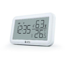 Airbi INDOOR - Szobahőmérő és páratartalom-mérő órával - fehér (BI1053) időjárásjelző