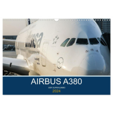 Airbus A380 Superjumbo 2024 (Wandkalender 2024 DIN A3 quer), CALVENDO Monatskalender – Sebastian Thoma naptár, kalendárium