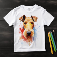  Airedale Terrier póló (Gyerek)(Színes) gyerek póló