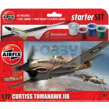 AIRFIX - Starter Set - Curtiss Tomahawk IIB repülőgép makett 1:72 (A55101A) makett