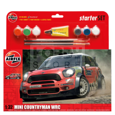 AIRFIX - Starter Set - MINI Countryman WRC autó makett 1:32 (A55304) makett