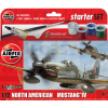 AIRFIX - Starter Set - North American Mustang Mk.IV repülőgép makett 1:72 (A55107A)