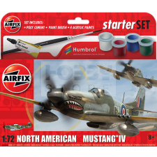 AIRFIX - Starter Set - North American Mustang Mk.IV repülőgép makett 1:72 (A55107A) makett