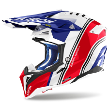 AIROH Aviator 3 Hima motokrossz bukósisak fényes piros bukósisak