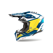 AIROH Aviator 3 Saber 2024 motokrossz bukósisak matt kék bukósisak