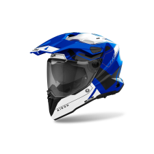 AIROH Commander 2 Reveal 2024 enduro bukósisak fényes kék bukósisak