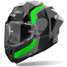 AIROH GP800 Competition zárt motoros bukósisak fluo zöld bukósisak