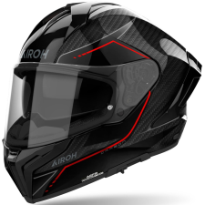 AIROH MATRYX Carbon zárt motoros bukósisak fényes fekete bukósisak