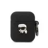  Airpods 1/2 Karl Lagerfeld 3D Logo NFT Karl Head szilikon tok fekete