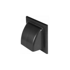 AIRVENT MŰANYAG SZELLŐZŐRÁCS ESŐVÉDŐ ELŐLAPPAL, CSŐCSONKKAL 100 MM SZÜRKE hűtés, fűtés szerelvény