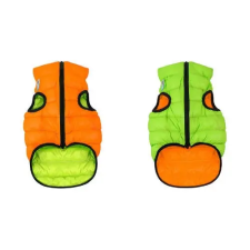 AiryVest AiryVest kutyaruha kifordítható, XS 22, narancs-zöld kutyaruha