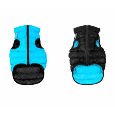 AiryVest kutyaruha kifordítható, M 50,fekete-kék kutyaruha