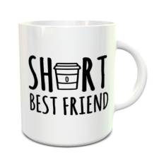  Ajándék barátoknak - Short Best Friend bögre bögrék, csészék