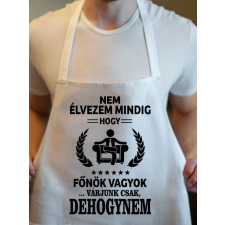  Ajándék főnöknek - Vicces feliratos kötény lakástextília