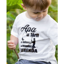  Ajándék horgász gyerekeknek - Apa férfi gyerek póló gyerek póló