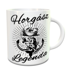 Ajándék horgászoknak - Bögre horgászoknak - Horgász legenda bögre bögrék, csészék
