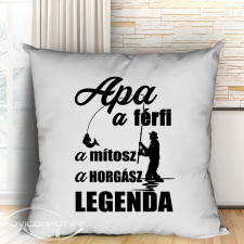 Ajándék horgászoknak - Párna horgász apukáknak lakástextília