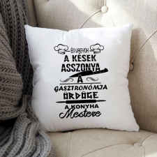 Ajándék szakácsnőknek - Kések asszonya párna lakástextília