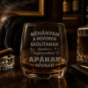 Ajándékbor Kft Gravírozott whiskys pohár apának – Apák napi ajándék