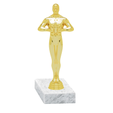 Ajándékbor Kft Oscar arany figura talppal AB8 ajándéktárgy