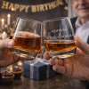 Ajándékbor Kft Whiskys pohár - névre szóló