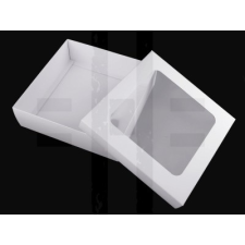  Ajándékdoboz átlátszó tetővel - 4 db/csomag dekorációs kellék