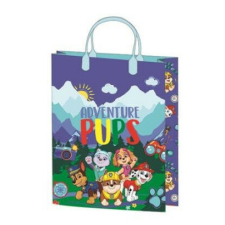Ajándéktasak 32x27x10cm, laminált műanyag felülettel - Paw Patrol Pink ajándéktasak