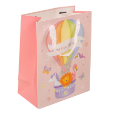  Ajándéktasak hőlégballonos 18x23cm dekorációs kellék