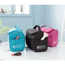 Ajtóra akasztható, kinyitható unisex kozmetikai táska lila aa-002005 smink kiegészítő