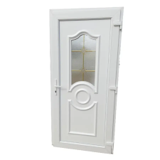 Ajtorendeles.hu Charlotte -A- Műanyag bejárati ajtó / 98x198 , 98x208 / FEHÉR / nyílászáró