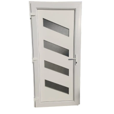 Ajtorendeles.hu Melani - Műanyag bejárati ajtó / 98x198 , 98x208 / Fehér / nyílászáró