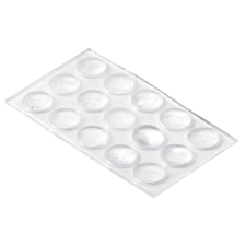 Ajtóütköző 8mm x 2,5mm transzparens bútor