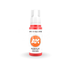 AK-interactive - Acrylics 3rd generation Clear Red 17ml - akrilfesték AK11213 akrilfesték