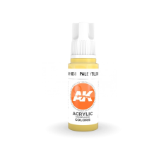 AK-interactive - Acrylics 3rd generation Pale Yellow 17ml - akrilfesték AK11038 akrilfesték